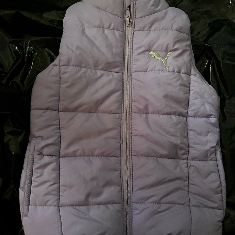 Puma Lavender Quilted Puffer Vest